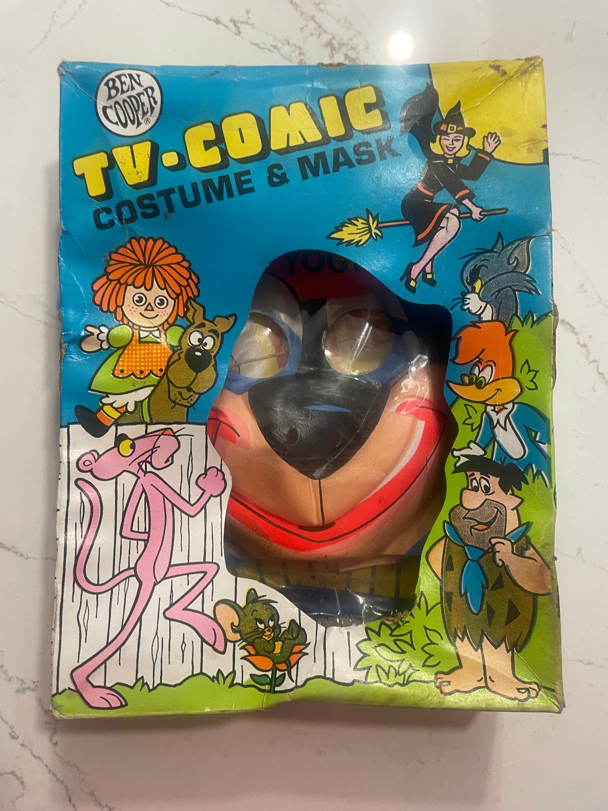 Vintage Yogi Bear Halloween Costume by Ben Cooper  in Original Box  1974