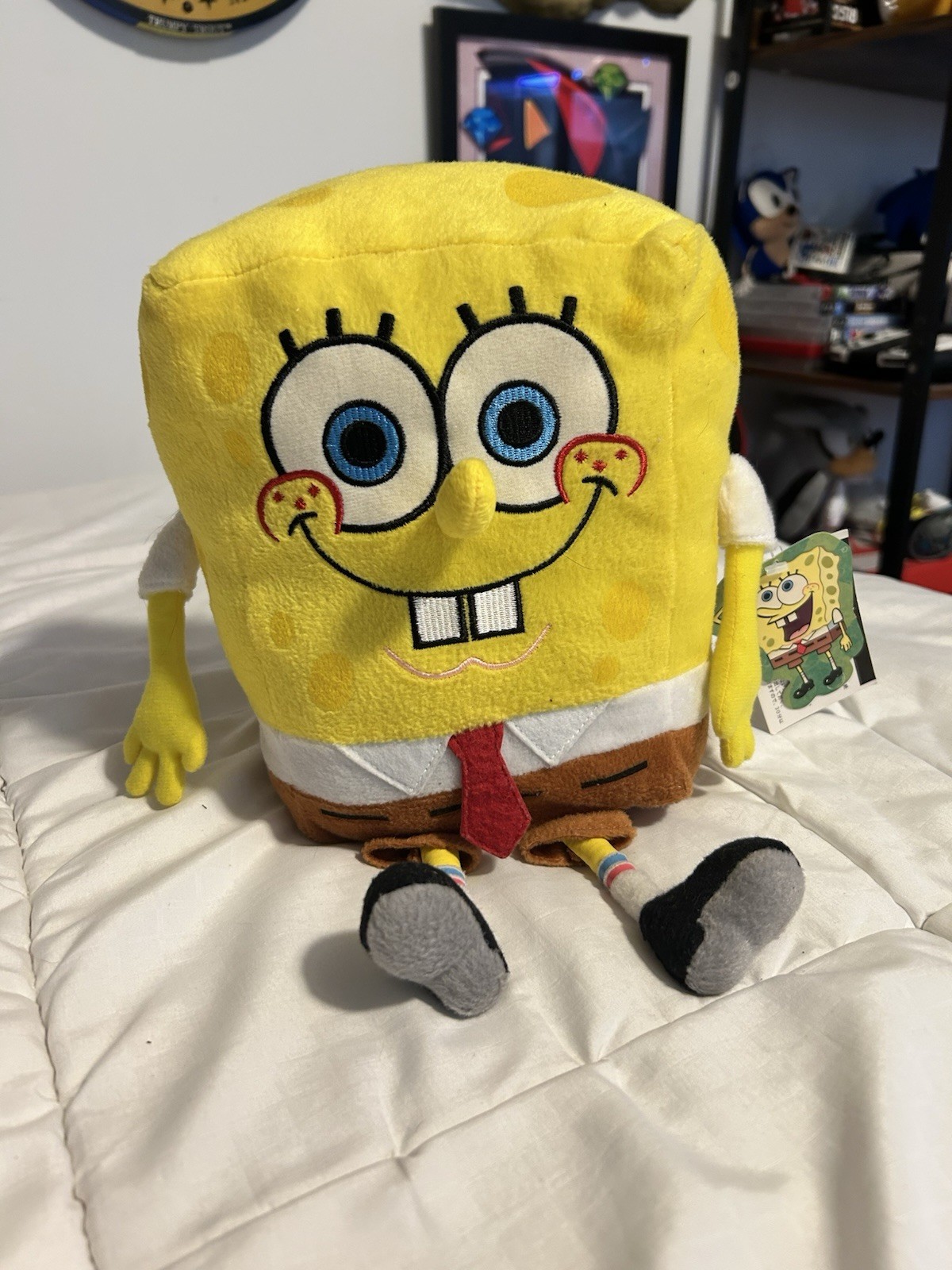 RARE PROTOTYPE? SPONGEBOB SQUAREPANTS SpongeBob Plush Spinning Music From Japan RARE PROTOTYPE? SPONGEBOB SQUAREPANTS SpongeBob Plush Spinning Music From Japan