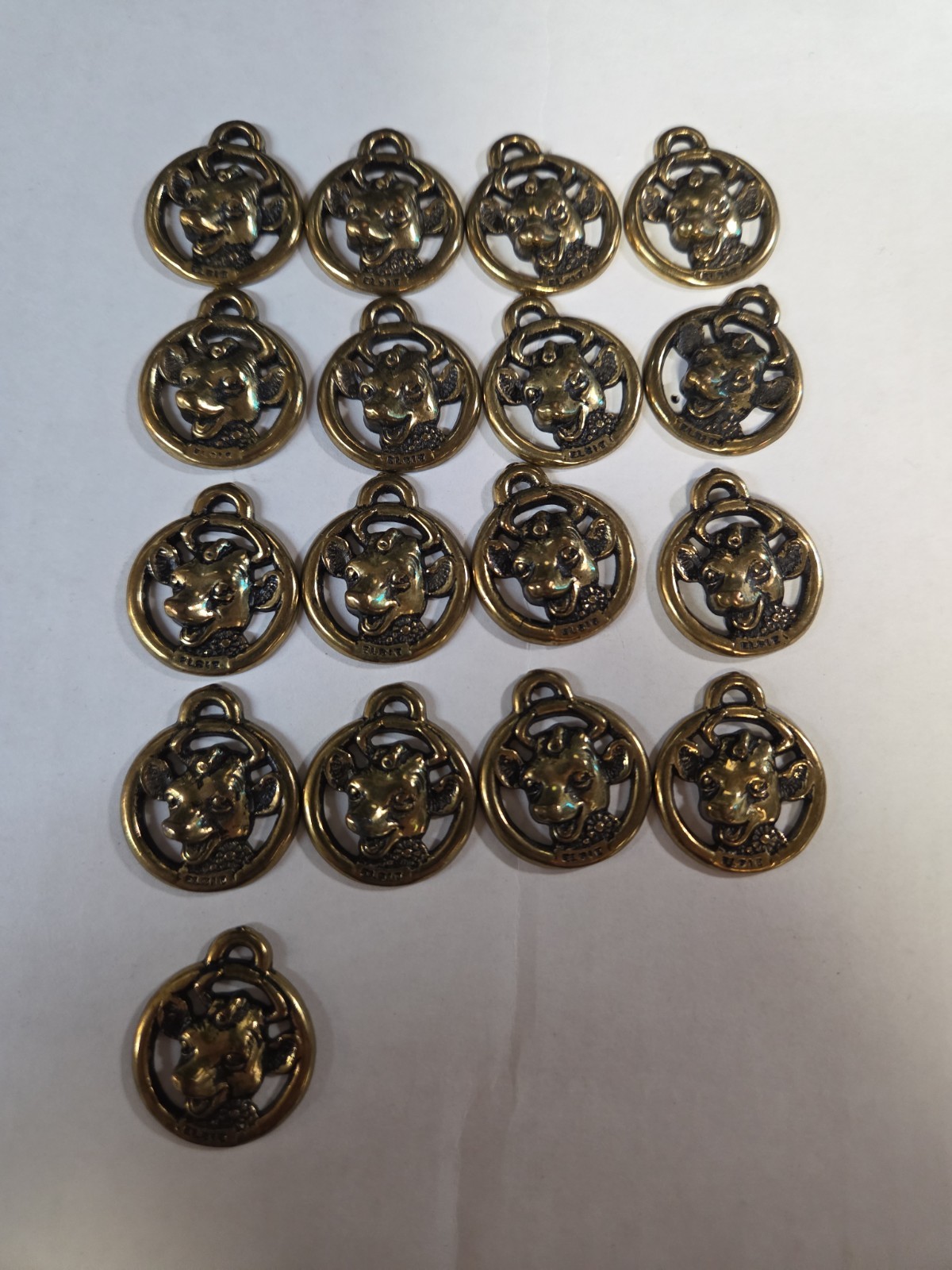 Vintage Borden's Elsie the Cow charms lot Of 17 Vintage Borden's Elsie the Cow charms lot Of 17