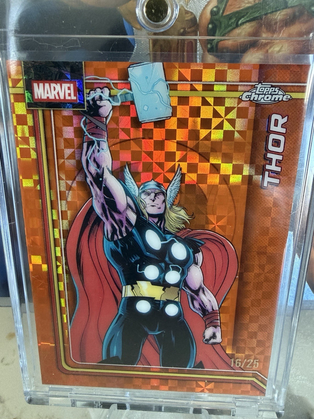 Topps 2026 Marvel Chrome Thor /25 Orange Refractor X-Factor Variant Very Clean