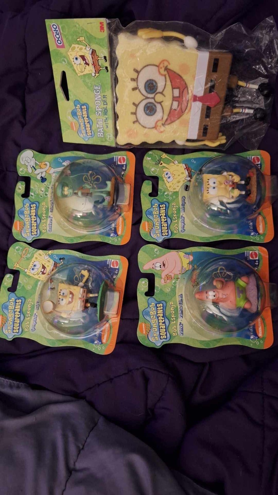 VINTAGE 2002-2004 SpongeBob Collection - Mint On Card/Factory Sealed 3M & Mattel