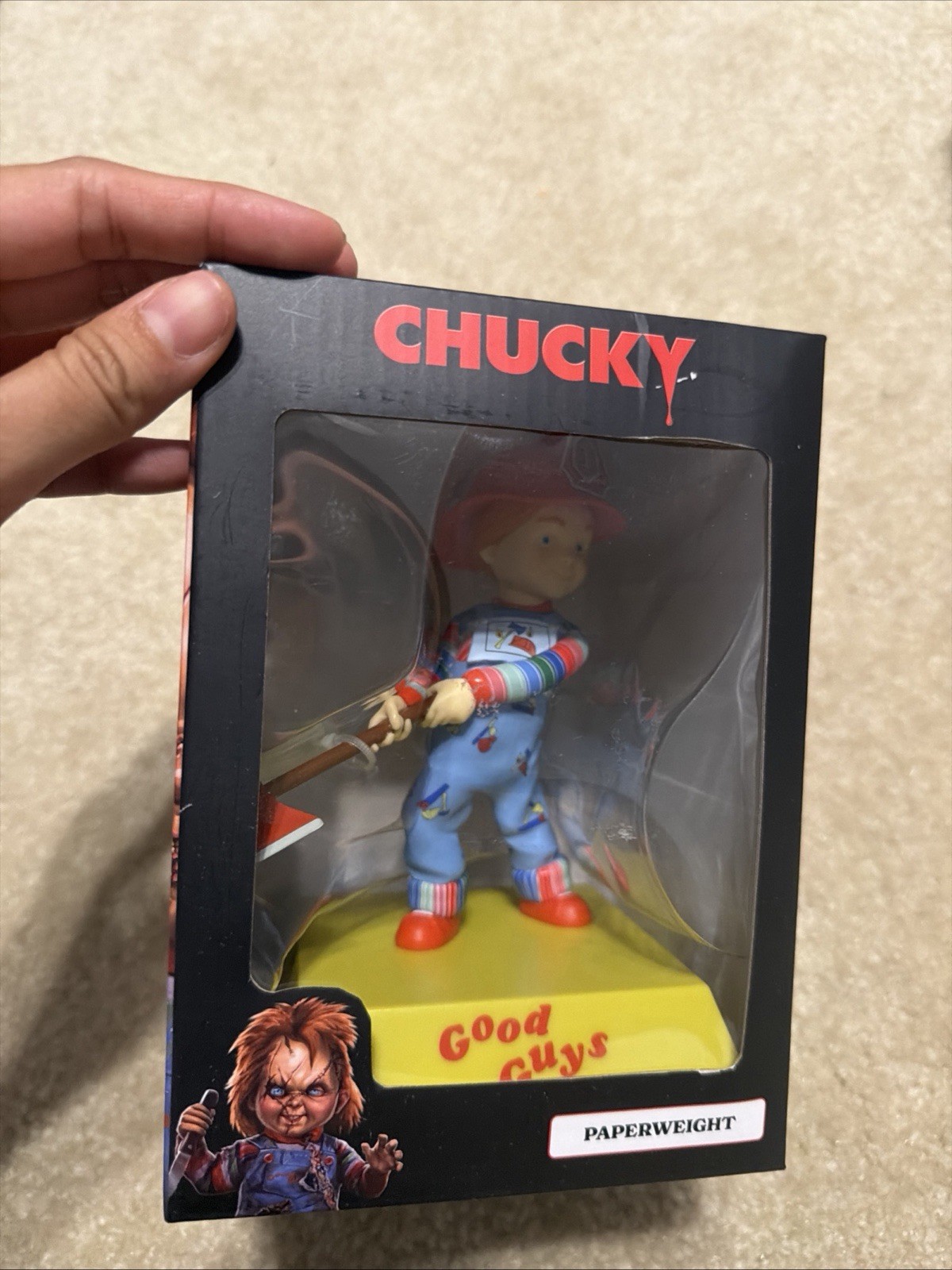 Paperweight Chucky Good Guys Figurine Child's Play Horror Paperweight Chucky Good Guys Figurine Child's Play Horror