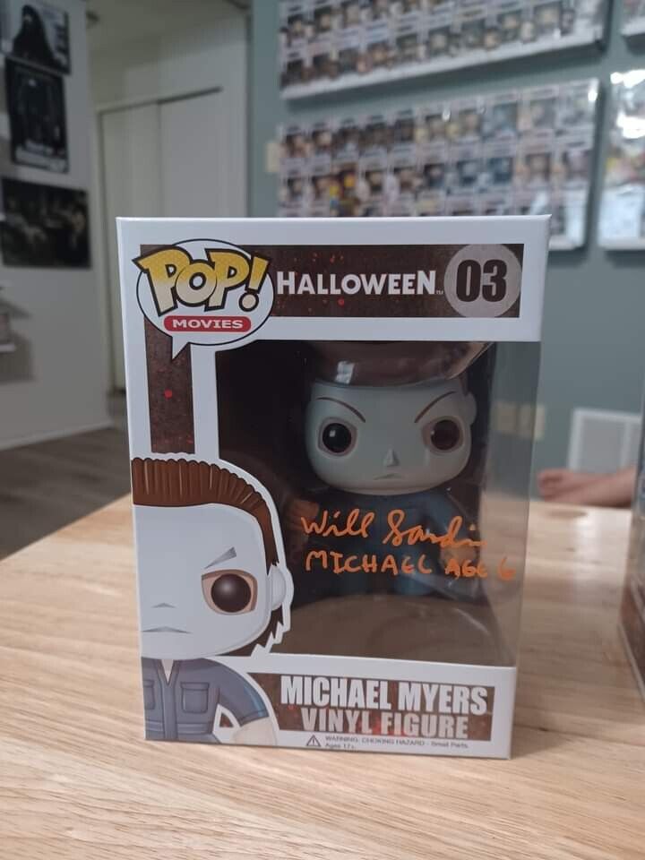 FUNKO Michael Myers #03 (Will Sandin) Horror Autographs Authenticated 