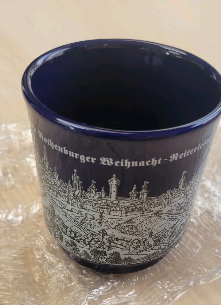1999 Old Rothenburg Christmas Market Coffee Tea Cup Mug Weihnacht Reiterlesmarkt 1999 Old Rothenburg Christmas Market Coffee Tea Cup Mug Weihnacht Reiterlesmarkt