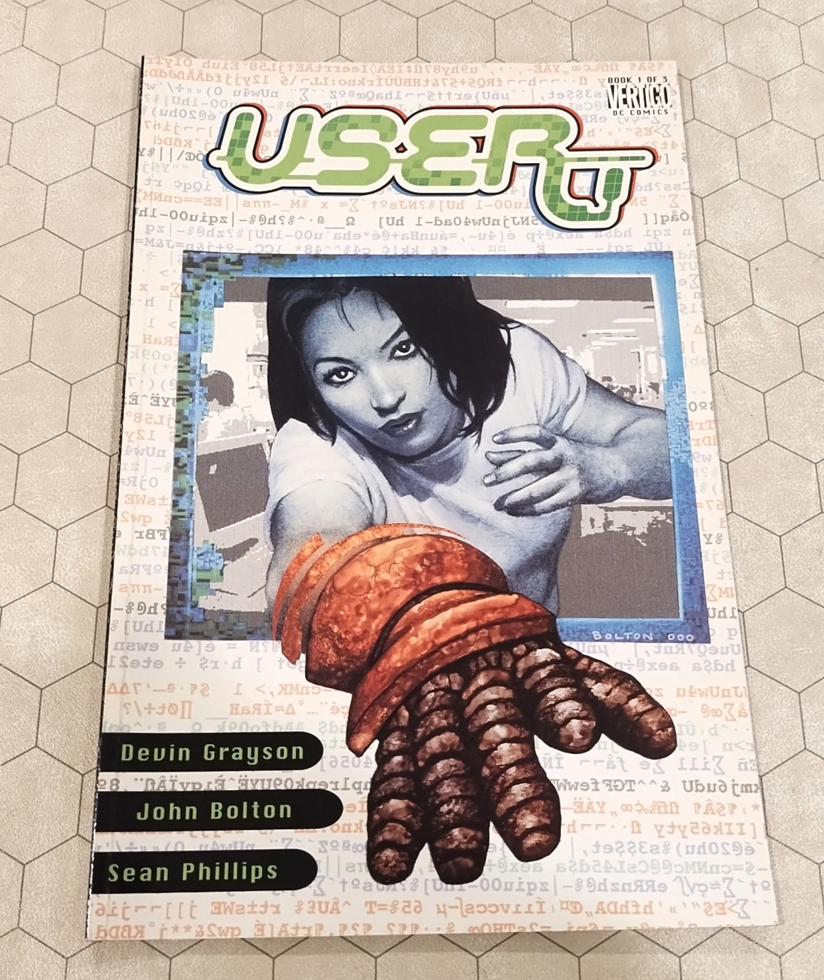 User Book 1, DC/Vertigo graphic novel/TPB, 2001, Devin Grayson, John Bolton User Book 1, DC/Vertigo graphic novel/TPB, 2001, Devin Grayson, John Bolton
