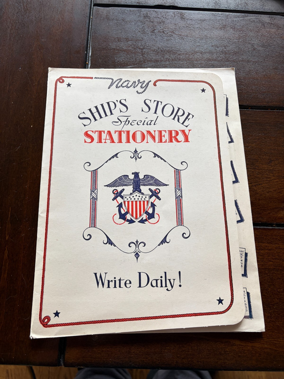 WW2 1944 US NAVY SHIPS STORE SPECIAL STATIONERY SET 24 UNUSED LETTER/ENVELOPES WW2 1944 US NAVY SHIPS STORE SPECIAL STATIONERY SET 24 UNUSED LETTER/ENVELOPES