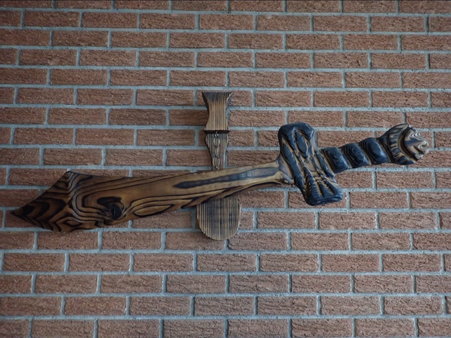 Witco Tiki Wood Sword Art. Tiki Bar Must Have Vintage 1960's Witco Tiki Wood Sword Art. Tiki Bar Must Have Vintage 1960's