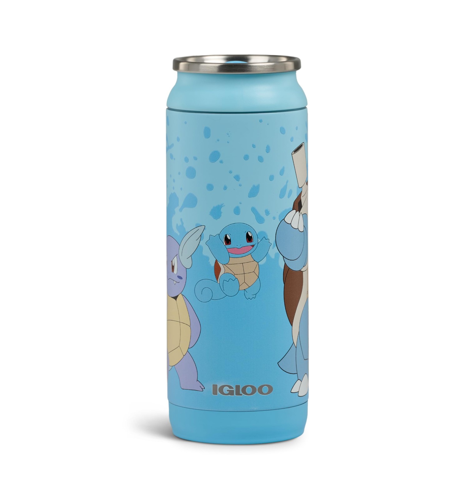 Igloo Pokémon Squirtle 16 Oz Stainless Steel Can 16 Ounces, 16 Igloo Pokémon Squirtle 16 Oz Stainless Steel Can 16 Ounces, 16