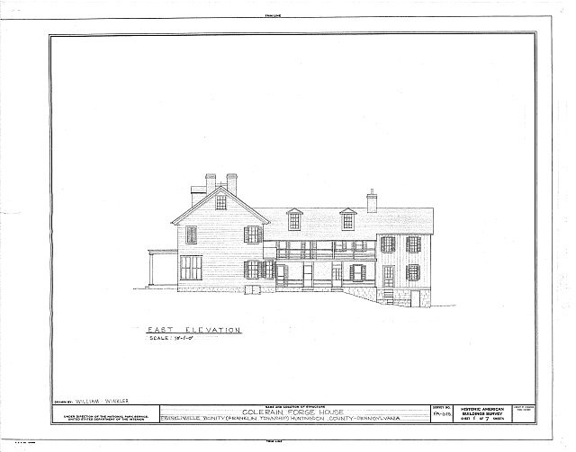 HABS PA,31-FRNK.V,1- (sheet 5 of 7) - Colerain Forge House, State Route 45 HABS PA,31-FRNK.V,1- (sheet 5 of 7) - Colerain Forge House, State Route 45