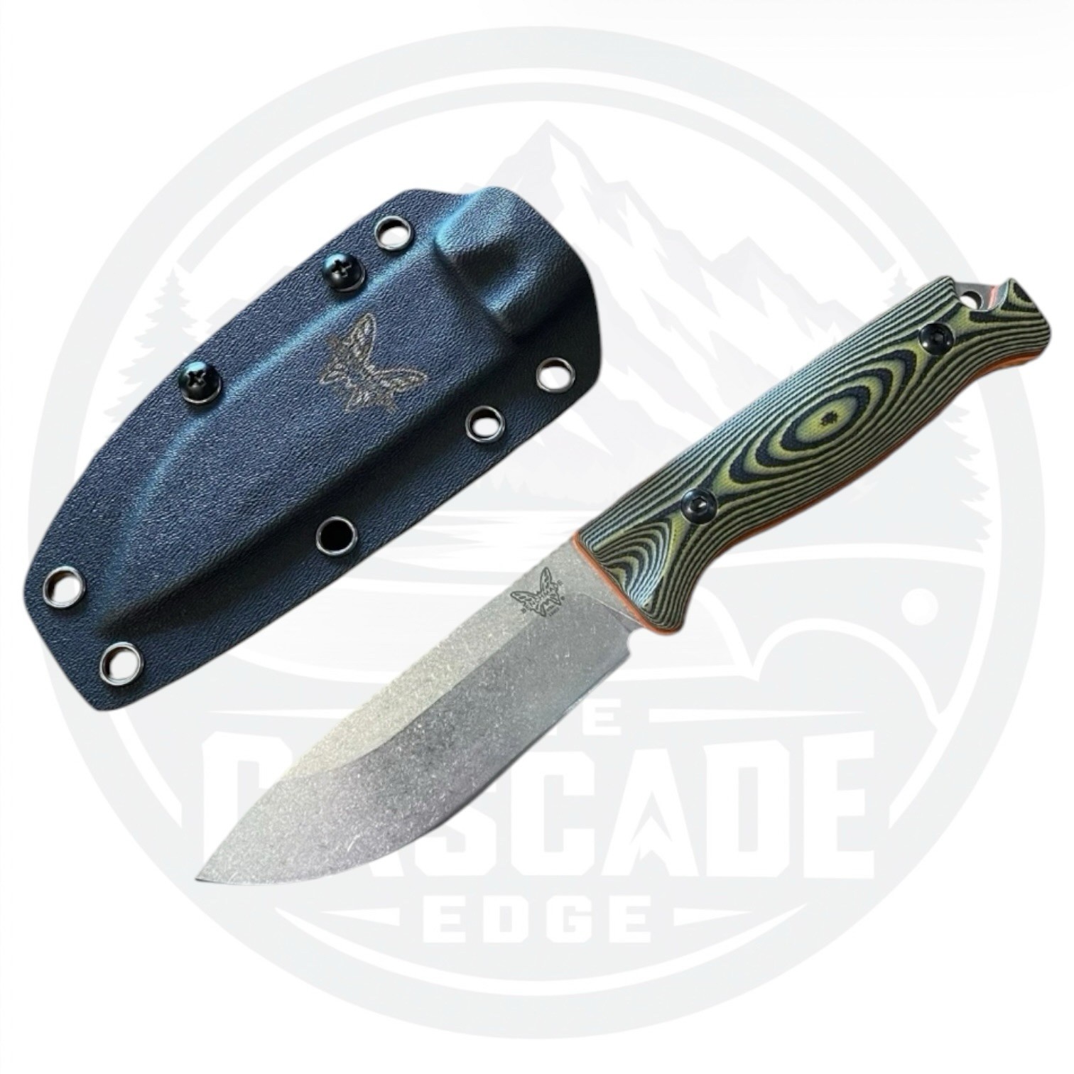 Benchmade 15002-1 Saddle Mountain Skinner CPM-S90V Richlite Fixed Blade Knife Benchmade 15002-1 Saddle Mountain Skinner CPM-S90V Richlite Fixed Blade Knife