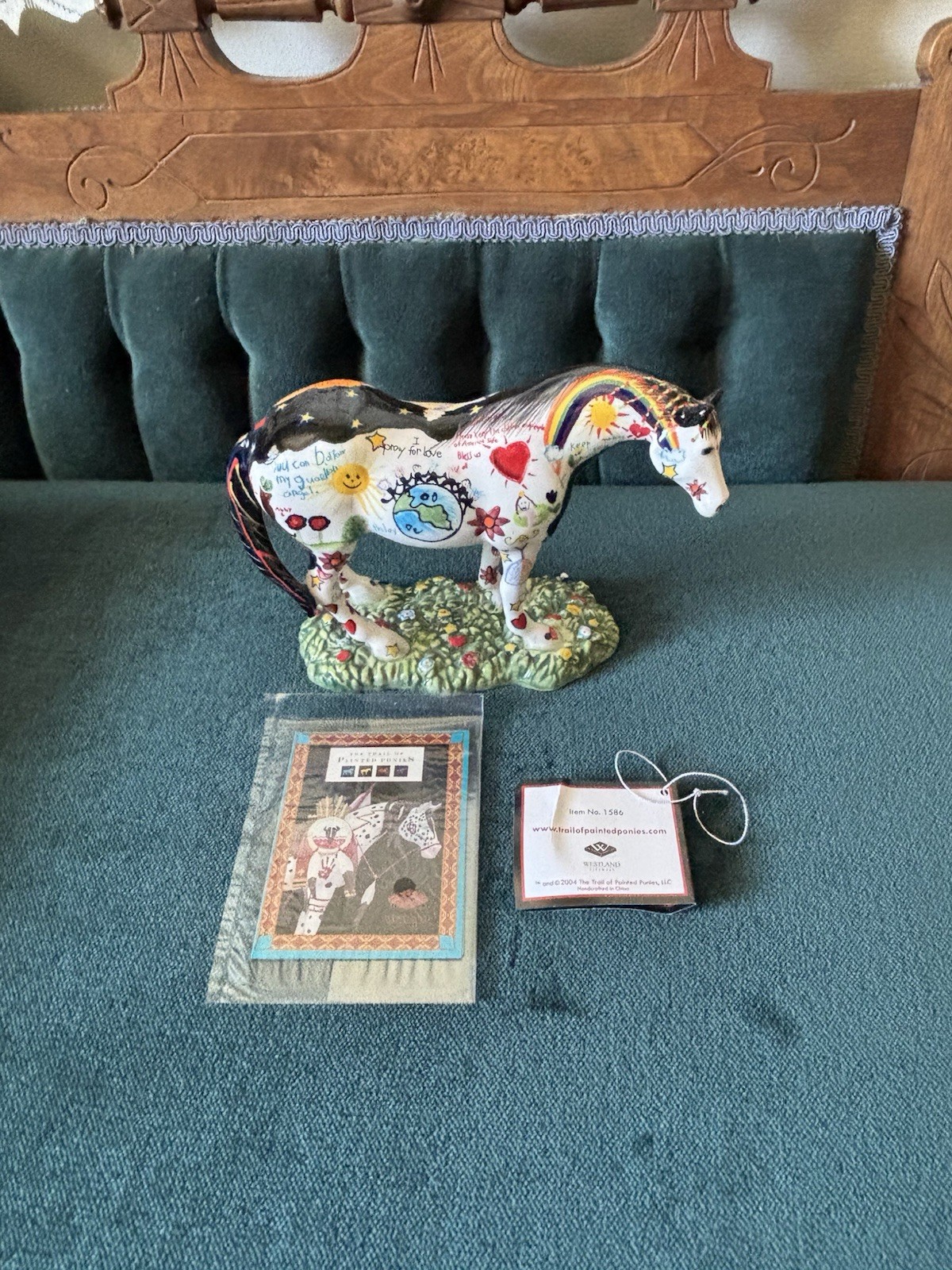 Rare 1E/0378 Trail of Painted Ponies Children's Prayer Pony #1586 W/Box Rare 1E/0378 Trail of Painted Ponies Children's Prayer Pony #1586 W/Box