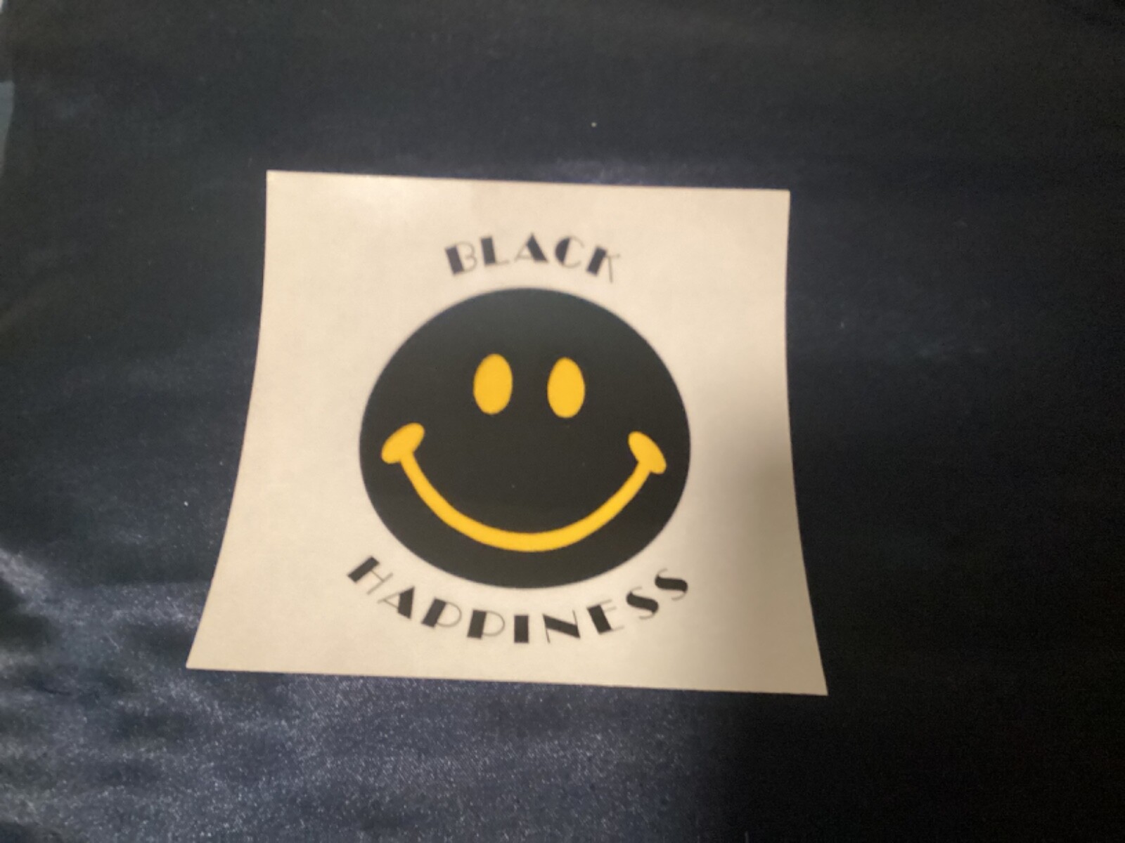 Black Lives Matter black happiness SmileyFace sticker/decal 5x5 vintage BLM Black Lives Matter black happiness SmileyFace sticker/decal 5x5 vintage BLM