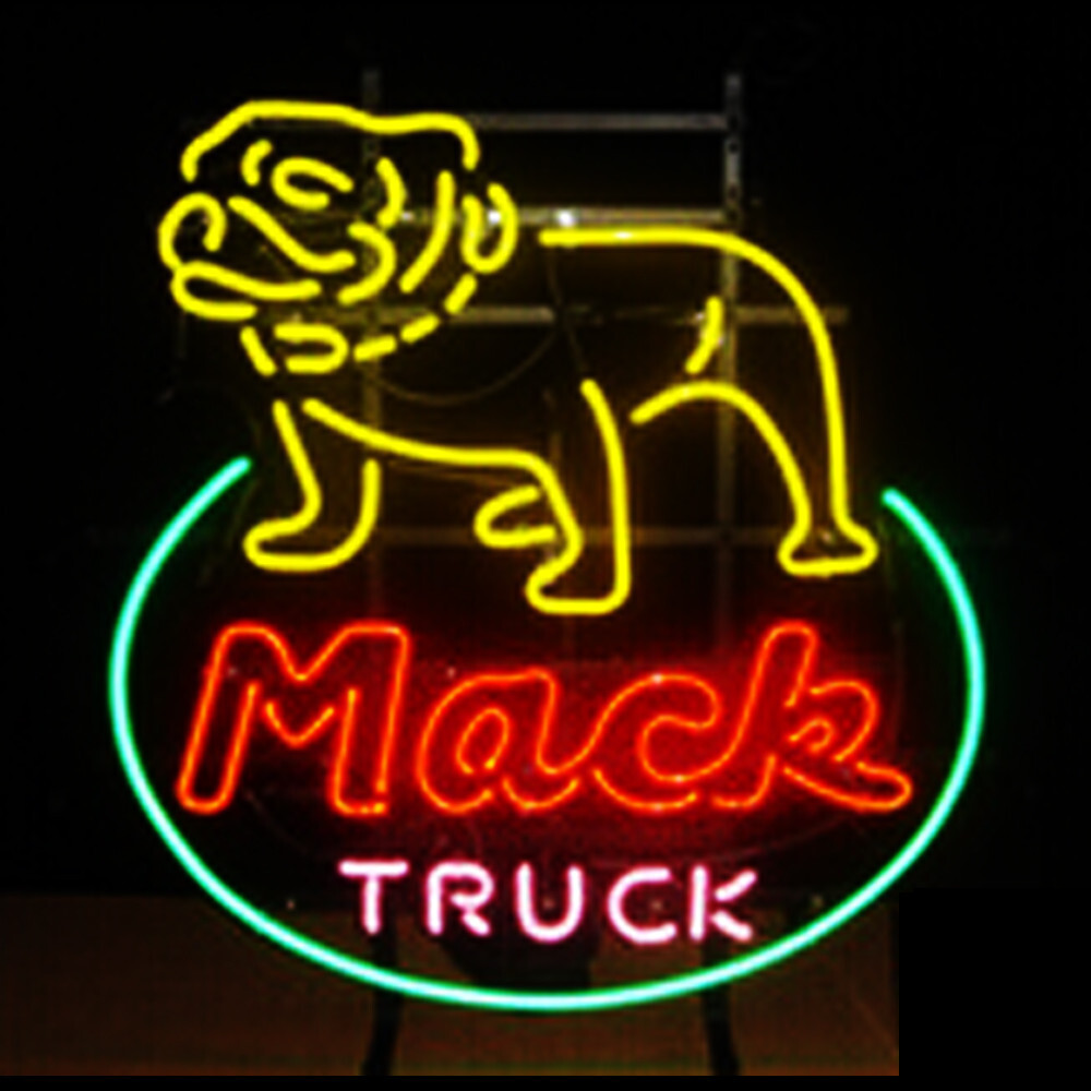 Mack Truck Garage Neon Light Sign Home Bar Pub Cave Garage Glass Decor 24x20 Mack Truck Garage Neon Light Sign Home Bar Pub Cave Garage Glass Decor 24x20