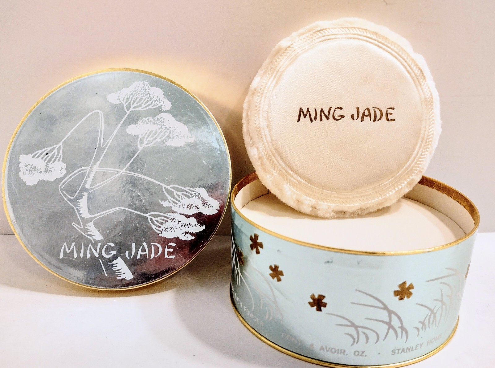 Vintage NOS Ming Jade Dusting Powder Stanley Home Products 3 x 4.5 x 4.75" Vintage NOS Ming Jade Dusting Powder Stanley Home Products 3 x 4.5 x 4.75"