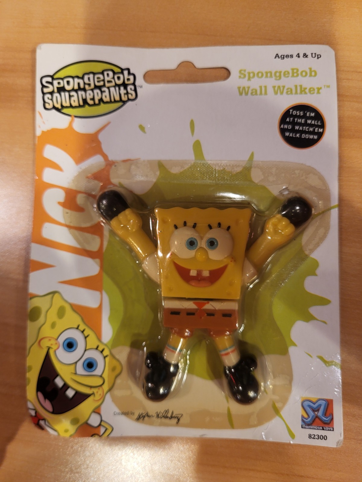 Nick SpongeBob SquarePants Wall Walker 2005 Toy Factory Sealed Rare HTF Nick SpongeBob SquarePants Wall Walker 2005 Toy Factory Sealed Rare HTF
