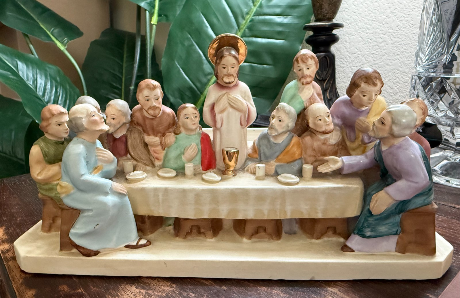 Rare Goebel LAST SUPPER Sacrart Figurine / Planter Excellent Condition Rare Goebel LAST SUPPER Sacrart Figurine / Planter Excellent Condition