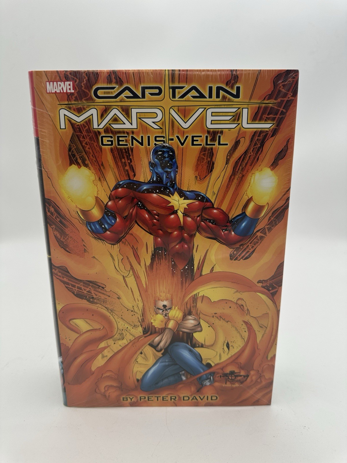 CAPTAIN MARVEL: GENIS-VELL BY PETER DAVID OMNIBUS HC CHRISCROSS COVER CAPTAIN MARVEL: GENIS-VELL BY PETER DAVID OMNIBUS HC CHRISCROSS COVER