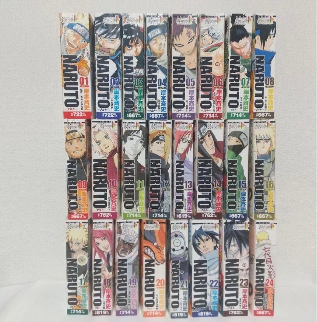 NARUTO Convenience Store Edition Japanese Ver Comics Manga Set Vol.1-24 NARUTO Convenience Store Edition Japanese Ver Comics Manga Set Vol.1-24