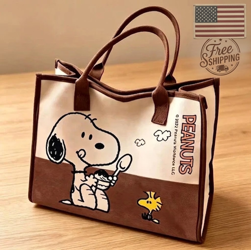 2025 New Starbucks Snoopy Tote Bag Shoulder Bag BROWN/WHITE Color-Free Shipping 2025 New Starbucks Snoopy Tote Bag Shoulder Bag BROWN/WHITE Color-Free Shipping