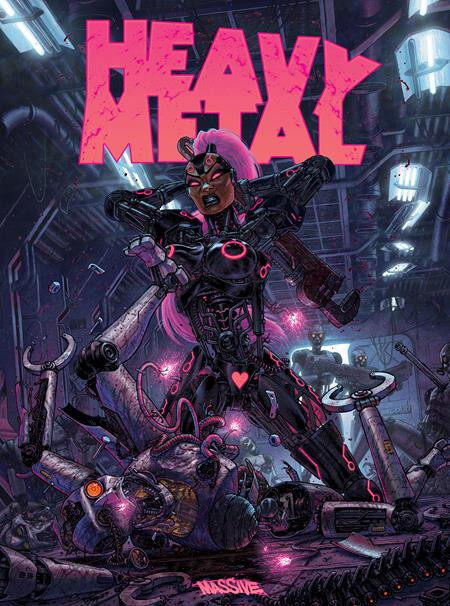 HEAVY METAL MAGAZINE #1 (MASSIVE SELECT EXCLUSIVE TONY MOORE HOMAGE COVER)(2025) HEAVY METAL MAGAZINE #1 (MASSIVE SELECT EXCLUSIVE TONY MOORE HOMAGE COVER)(2025)