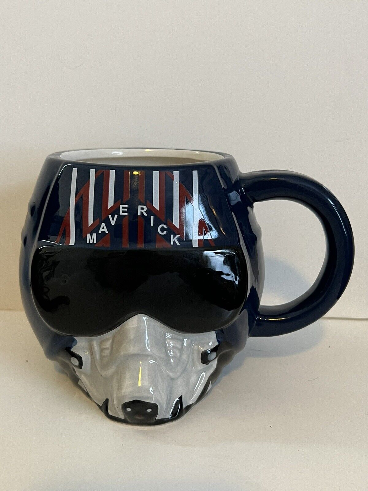 Top Gun Maverick Helmet Raised Ceramic Coffee Mug Paramount Pictures. Tom Cruise