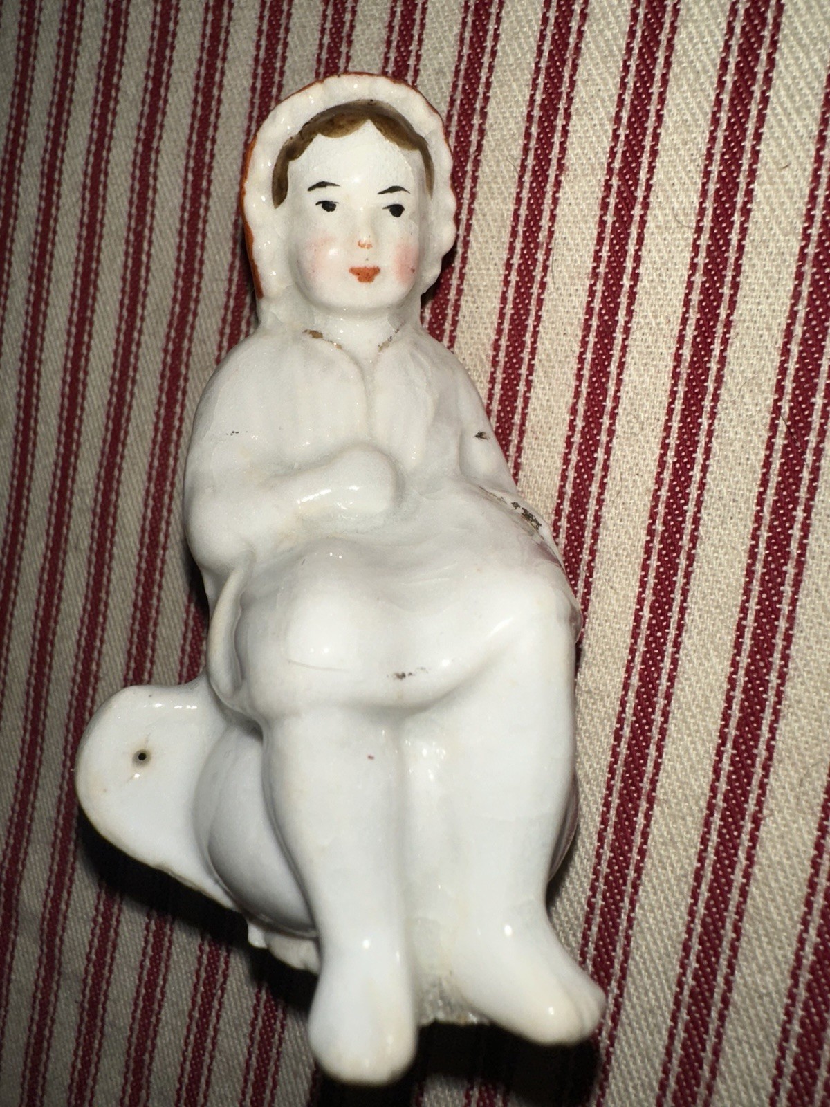 Antique Victorian Staffordshire Type Novelty Figurine Antique Victorian Staffordshire Type Novelty Figurine
