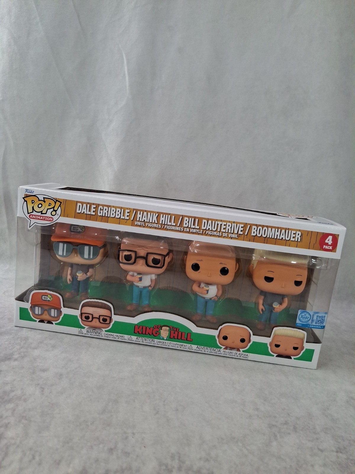 Pop Funko - King of the Hill 4 pack DALE HANK BILL BOOMHAUER Pop Funko - King of the Hill 4 pack DALE HANK BILL BOOMHAUER
