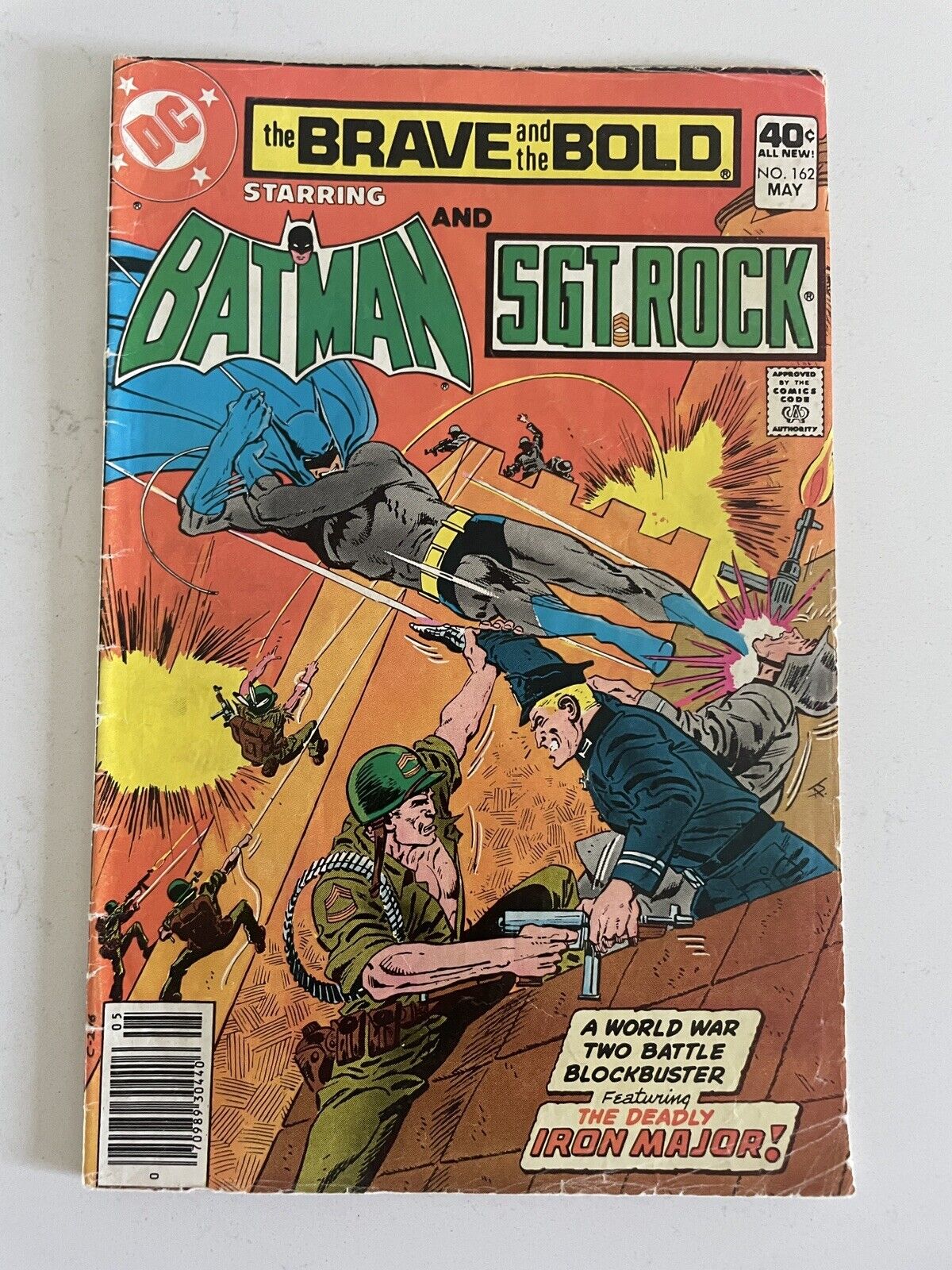 The Brave and the Bold Comic Book No. 162 Batman & Sgt. Rock  VG  1980