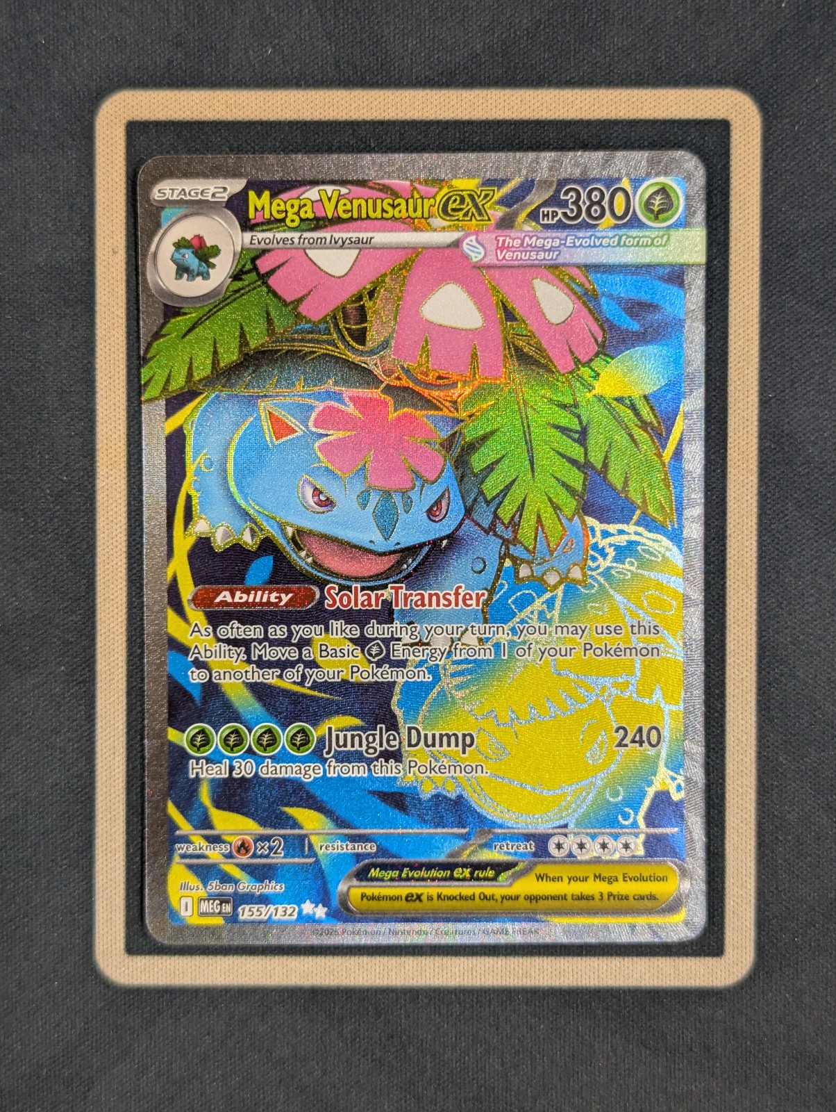 Pokemon TCG - Mega Venasaur ex - 155/132 - Mega Evolutions Pokemon TCG - Mega Venasaur ex - 155/132 - Mega Evolutions