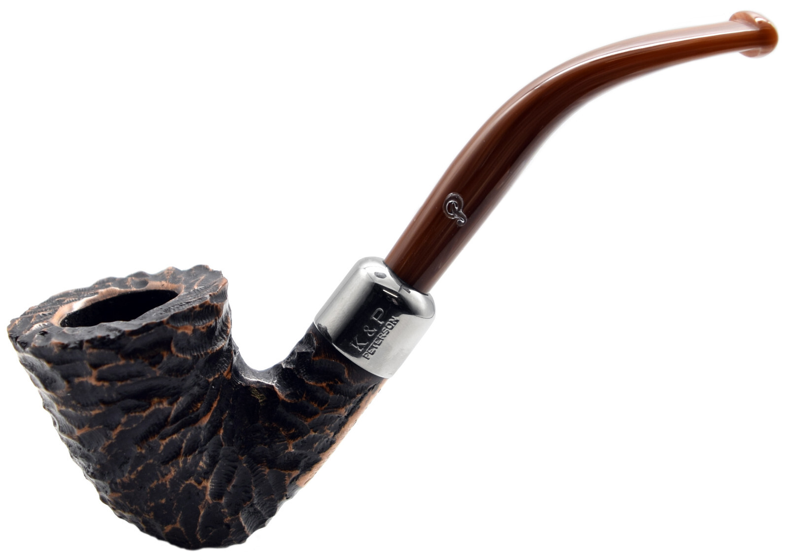 Peterson Derry Rusticated Finish Medium / Small Bent Dublin Briar Pipe (127) Peterson Derry Rusticated Finish Medium / Small Bent Dublin Briar Pipe (127)