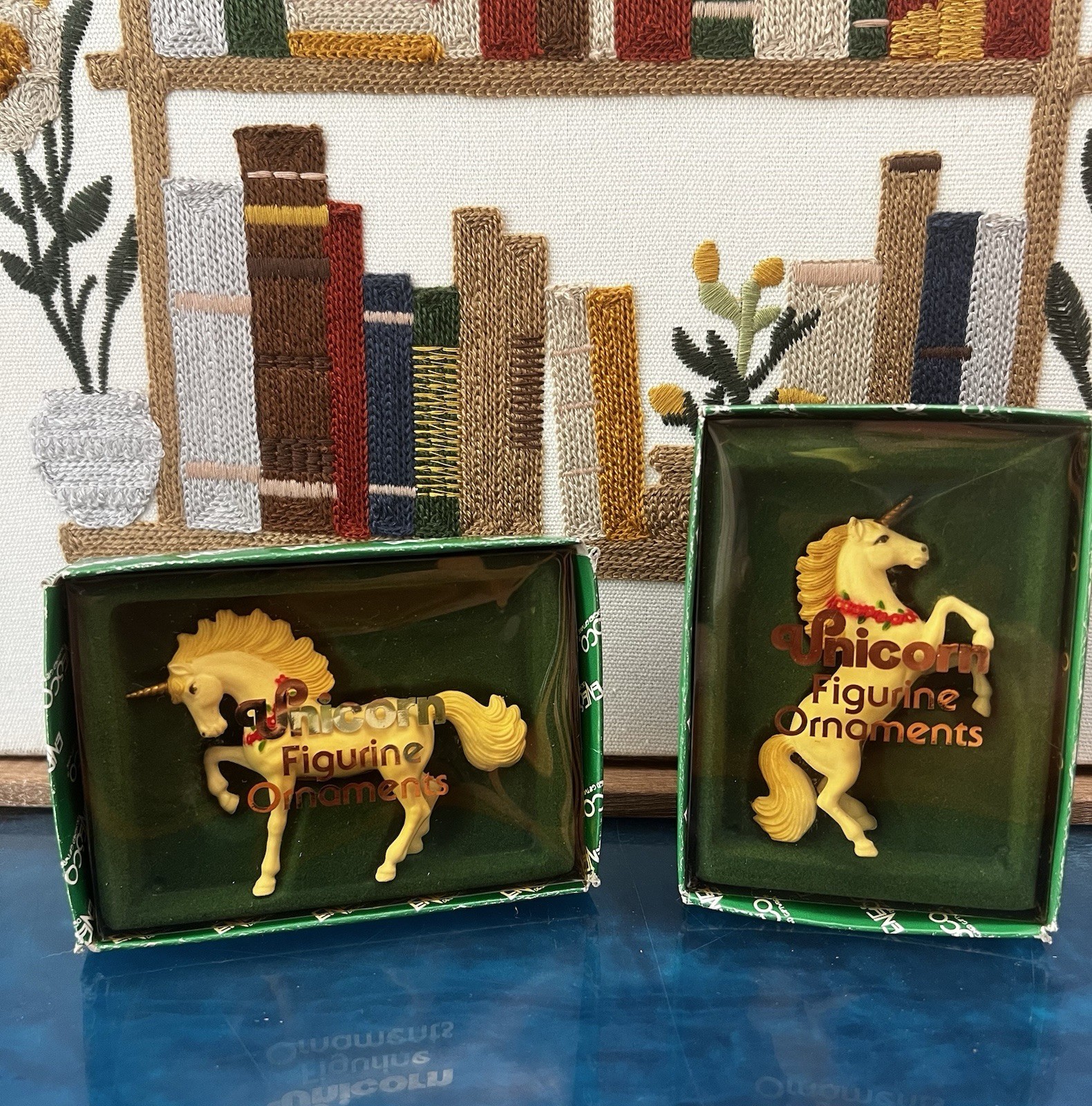 2Vintage 1983 Enesco Prancing Unicorn Figurine New In Box 2Vintage 1983 Enesco Prancing Unicorn Figurine New In Box