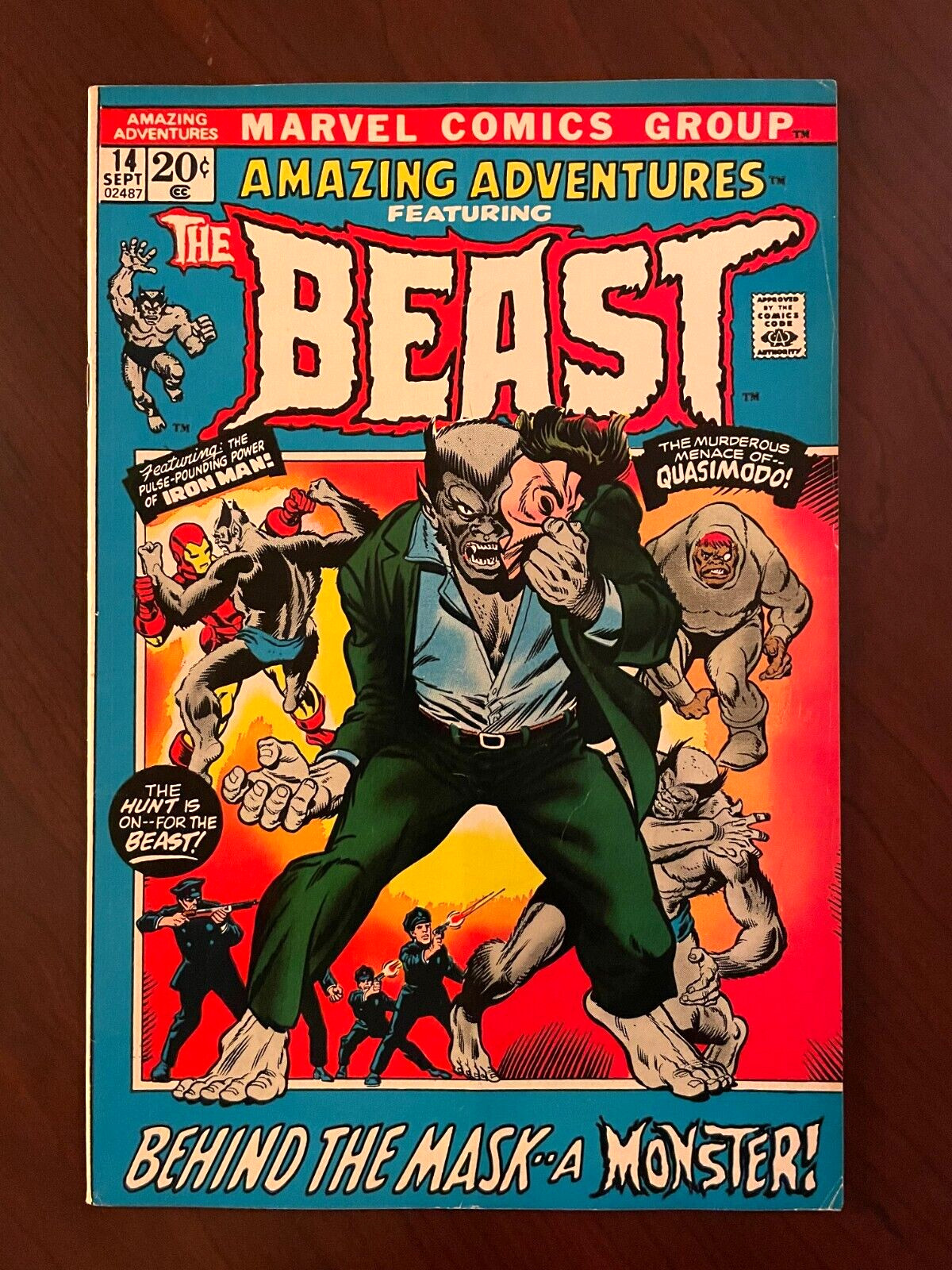 Amazing Adventures #14 (Marvel Comics 1972) Beast Tom Sutton Bronze Age 6.0 FN