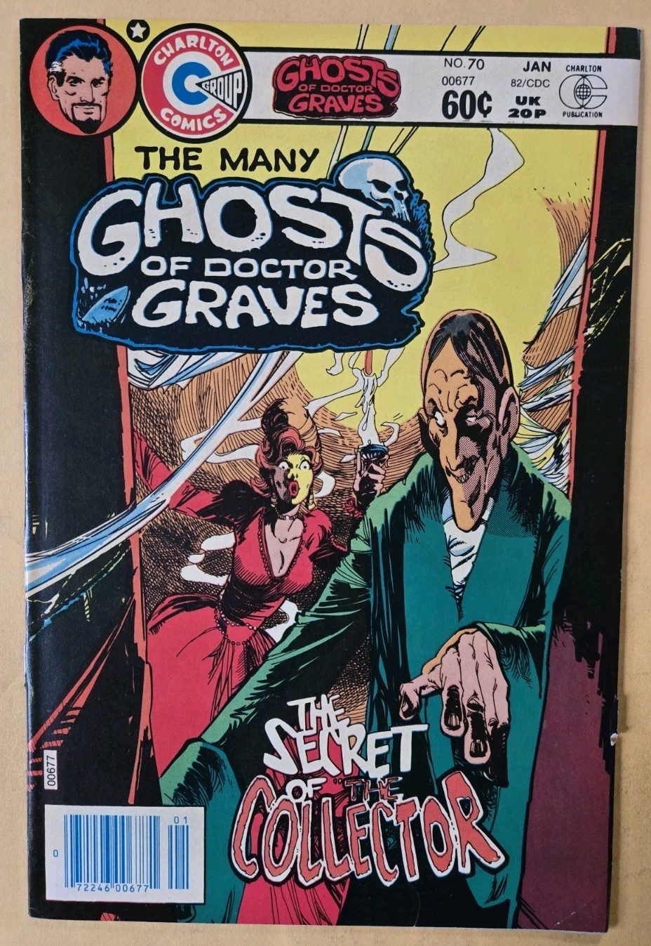 The Many Ghosts of Dr. Graves #70 VG/F (5.0) Art By Ditko Charlton Comics 1/82 The Many Ghosts of Dr. Graves #70 VG/F (5.0) Art By Ditko Charlton Comics 1/82
