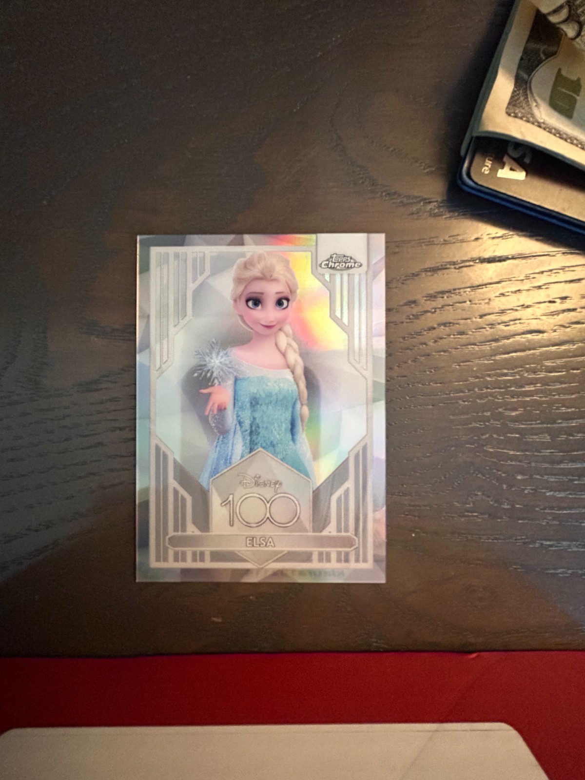 2023 Topps Chrome Disney 100 #92 Elsa Refractor Frozen 2023 Topps Chrome Disney 100 #92 Elsa Refractor Frozen