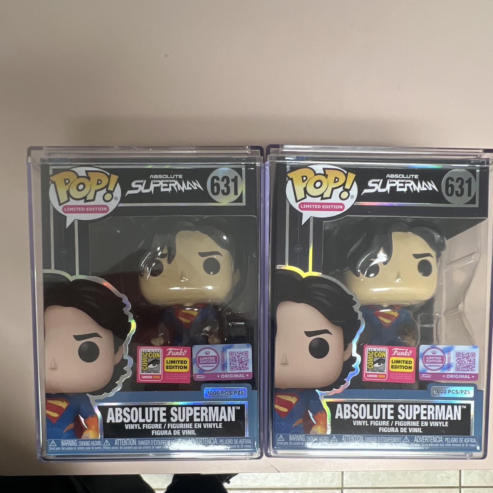Funko Pop DC Absolute Superman #631 Vinyl Figurine Limited Edition SDCC Funko Pop DC Absolute Superman #631 Vinyl Figurine Limited Edition SDCC