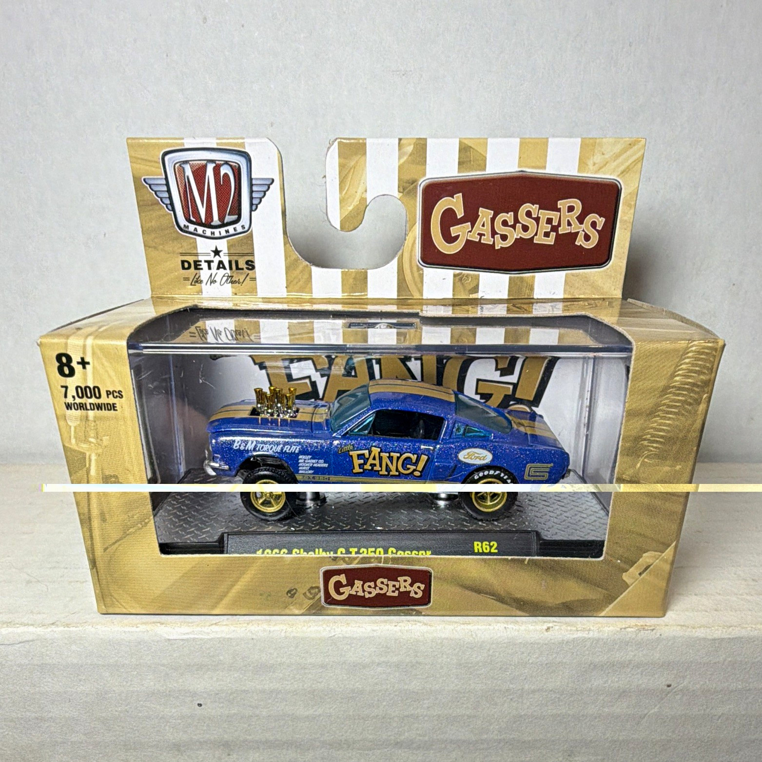 M2 Machines 1:64 Gassers 1966 Shelby G.T.350 Gasser "FANG" Diecast M2 Machines 1:64 Gassers 1966 Shelby G.T.350 Gasser "FANG" Diecast