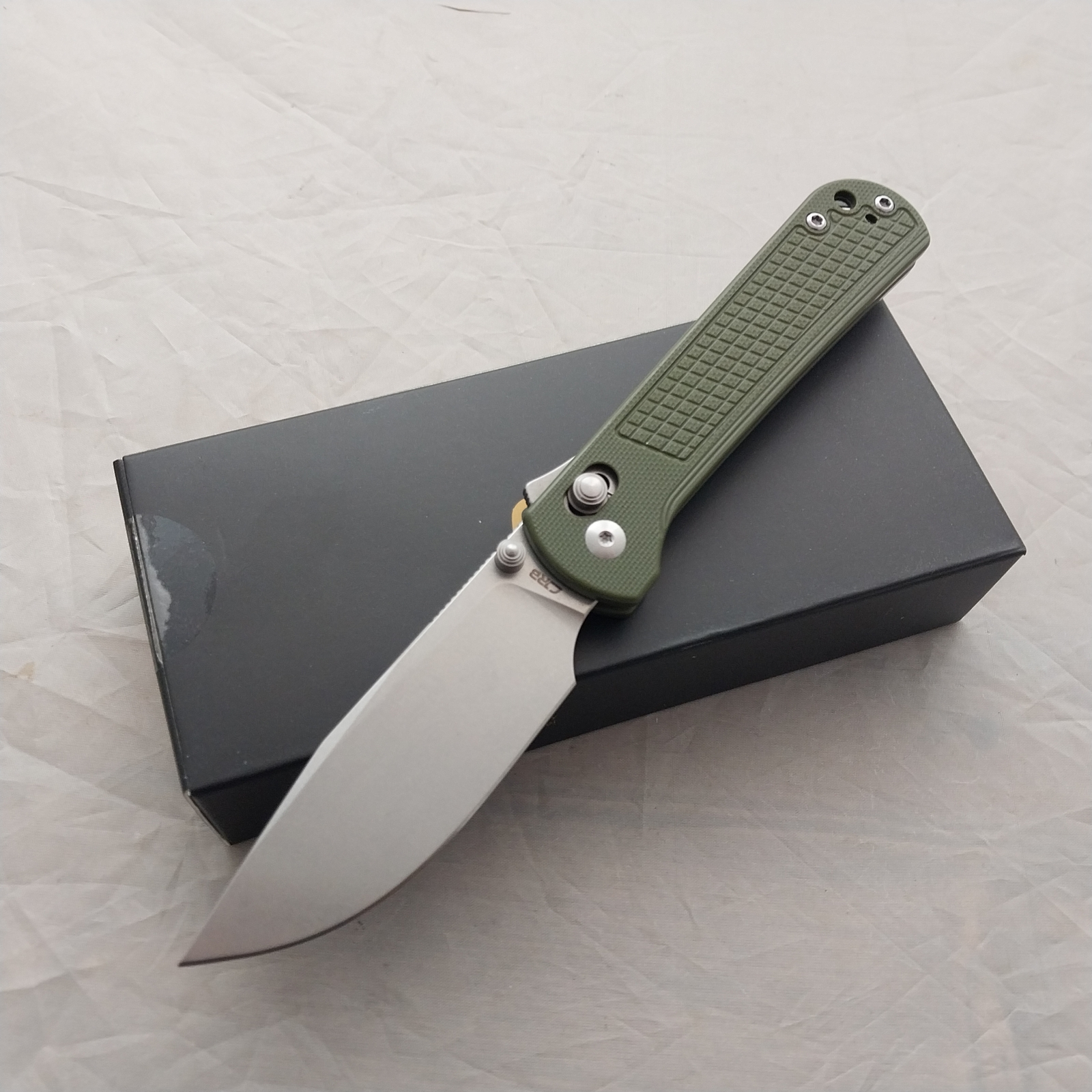 CJRB Bolt Recoil Lock V2 OD Green G10 Folding AR-RPM9 Pocket Knife 1960GN CJRB Bolt Recoil Lock V2 OD Green G10 Folding AR-RPM9 Pocket Knife 1960GN
