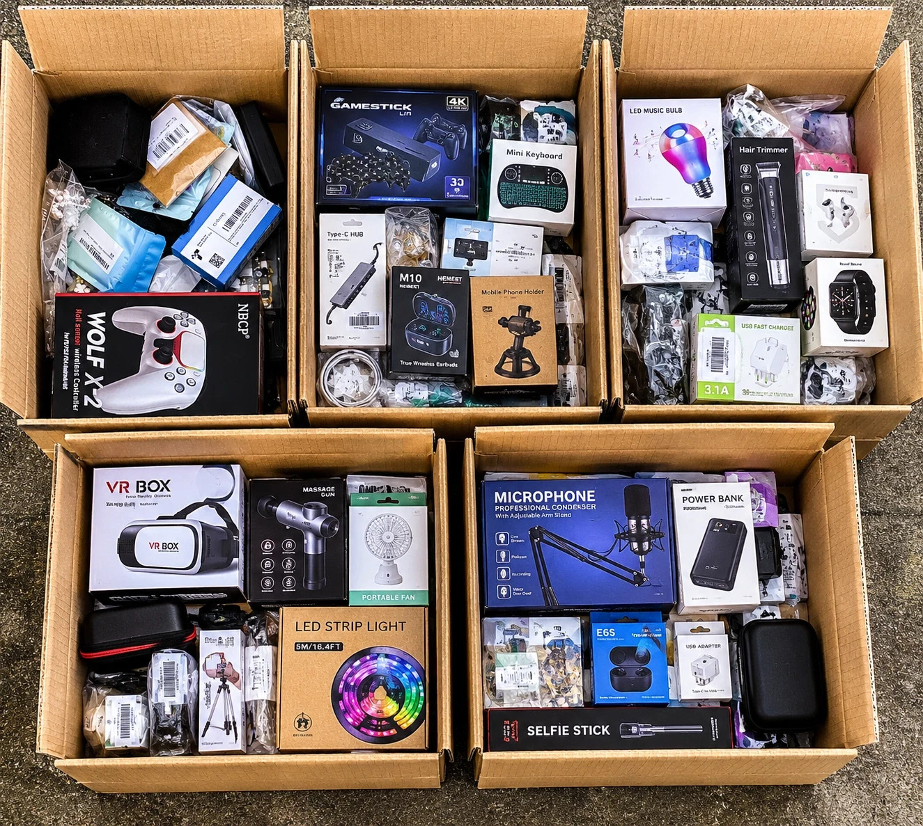 Bulk American Mystery Overstock Pack – Mixed New Merchandise Wholesale Lot Bulk American Mystery Overstock Pack – Mixed New Merchandise Wholesale Lot