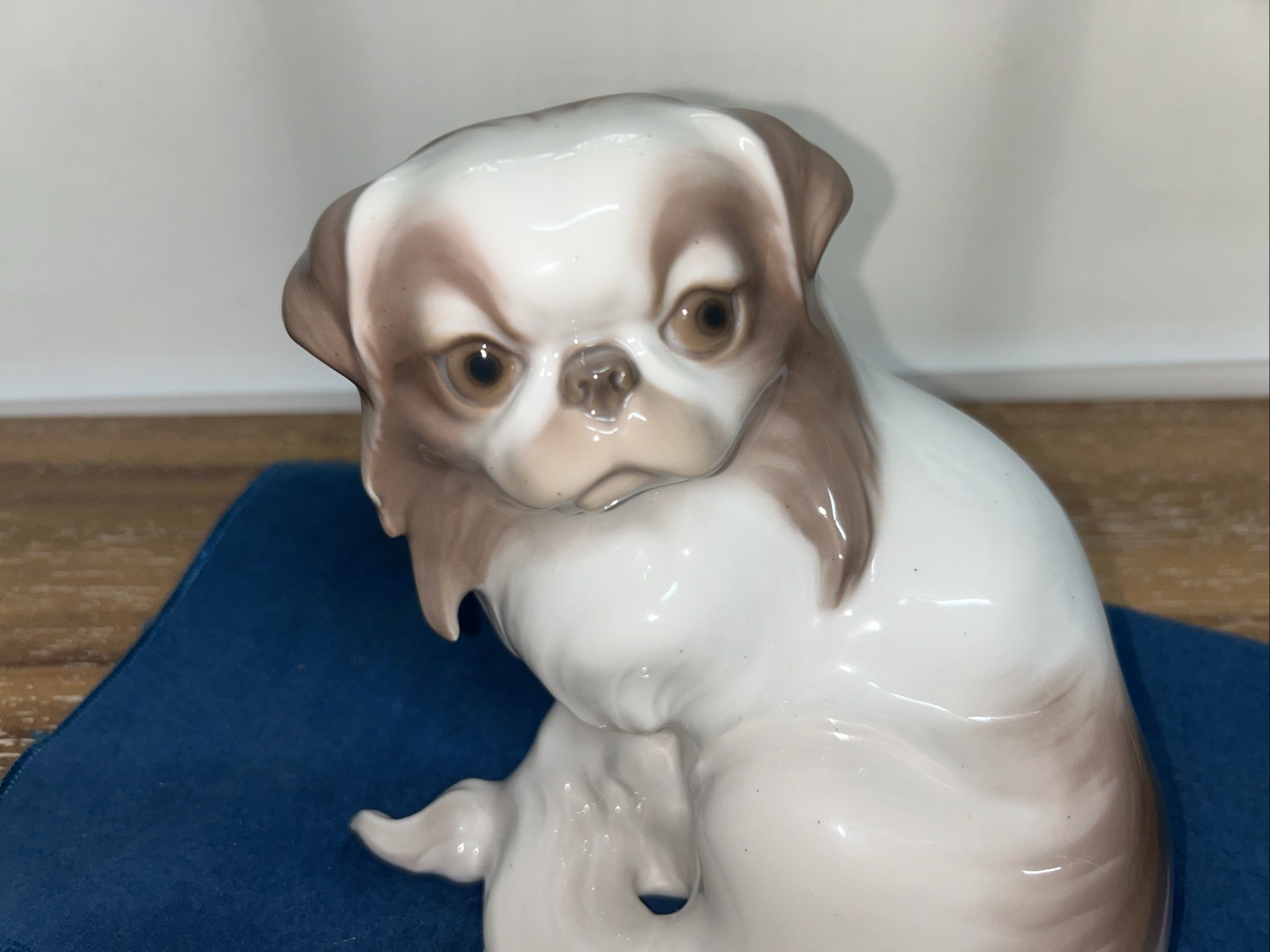 Vintage Bing & Grondahl Porcelain Pekingese Dog Model Number 1637 Vintage Bing & Grondahl Porcelain Pekingese Dog Model Number 1637