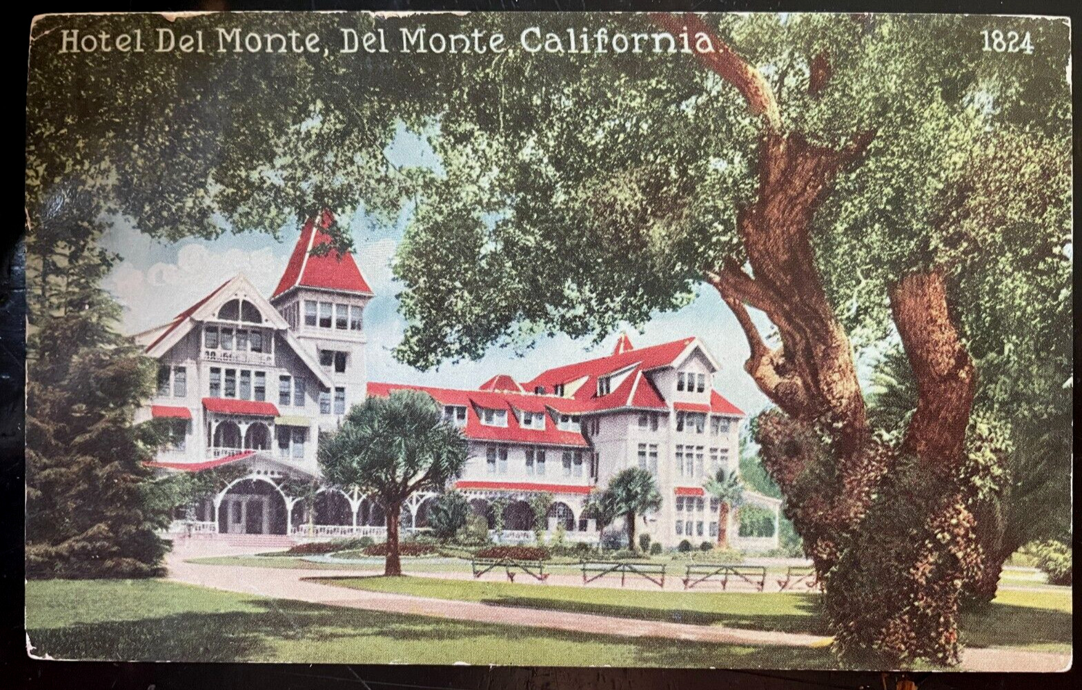 Vintage Postcard 1915 Hotel Del Monte, Del Monte, California (CA)