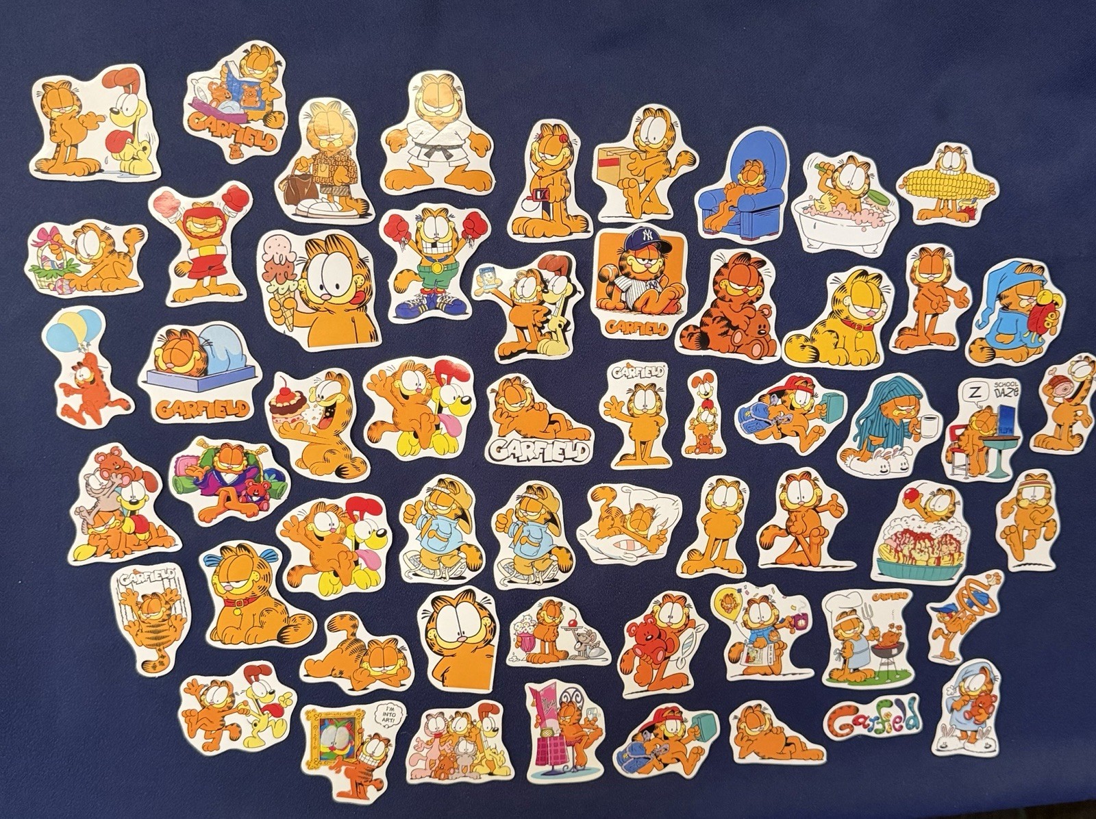 Garfield The Cat Brand New STICKER LOT Bundle Garfield The Cat Brand New STICKER LOT Bundle