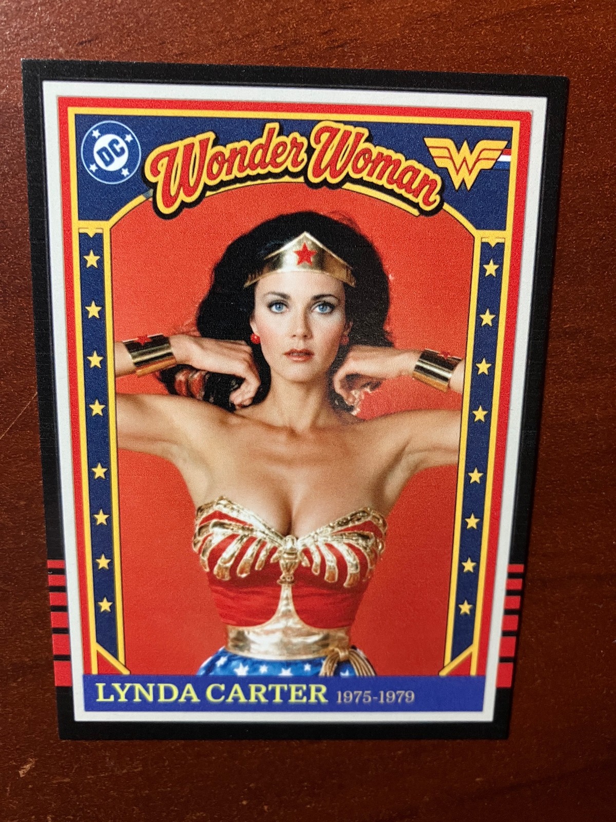 NEW Custom ACEO Wonder Woman Lynda Carter Trading Card NEW Custom ACEO Wonder Woman Lynda Carter Trading Card