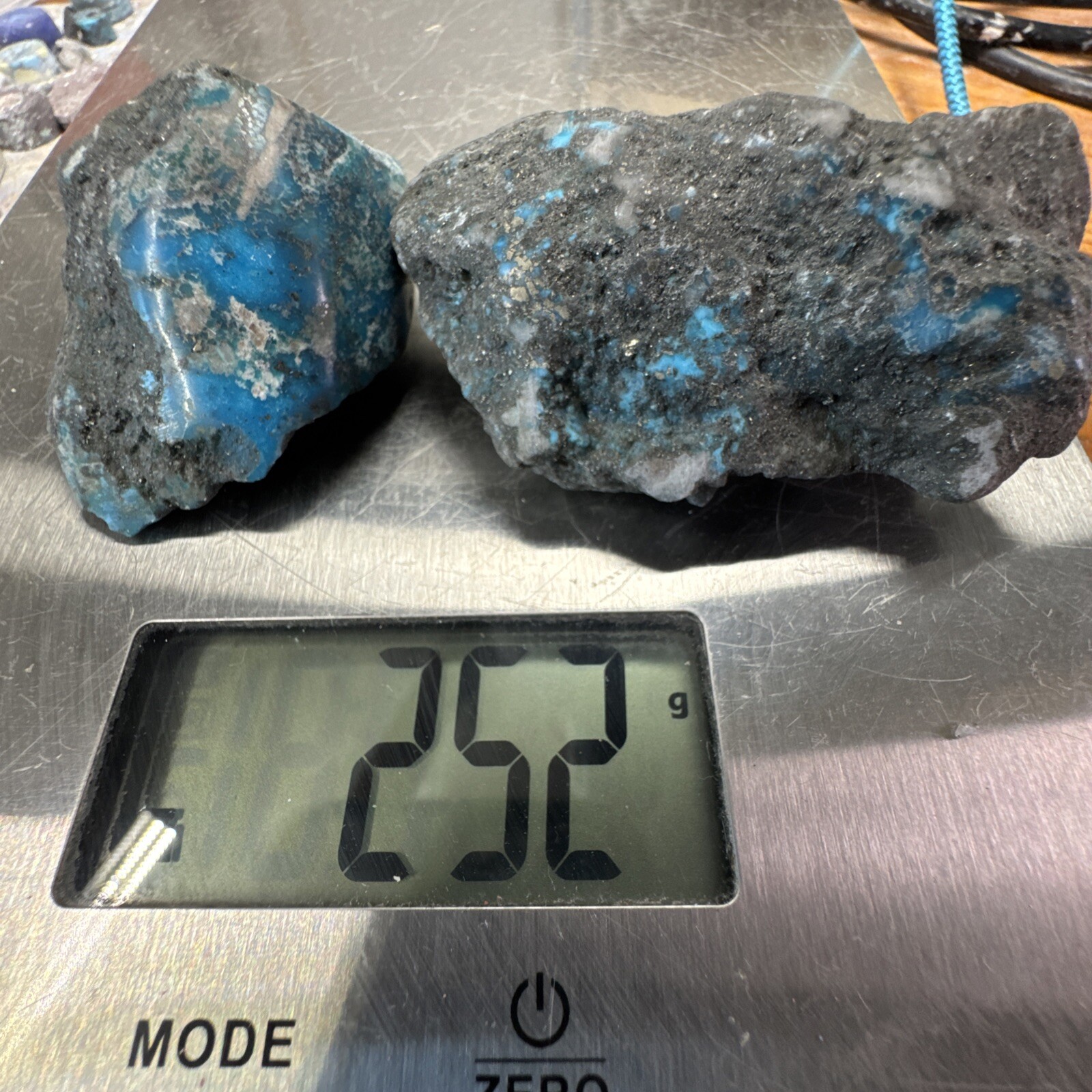 persian turquoise Rough Stablized Very Nice Dark Blue 250 Grams persian turquoise Rough Stablized Very Nice Dark Blue 250 Grams