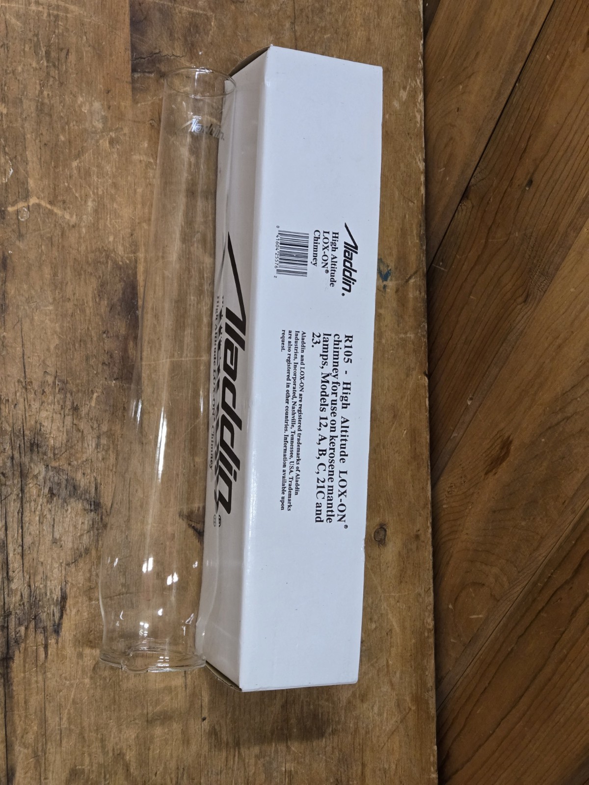 Aladdin high altitude LOX-ON R105 chimney for models 12, A, B, C, 21C, 23  new