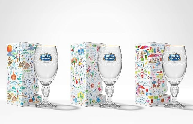 NEW Stella Artois Better World 2019 Limited Edition Mexico Peru Tanzania Chalice NEW Stella Artois Better World 2019 Limited Edition Mexico Peru Tanzania Chalice