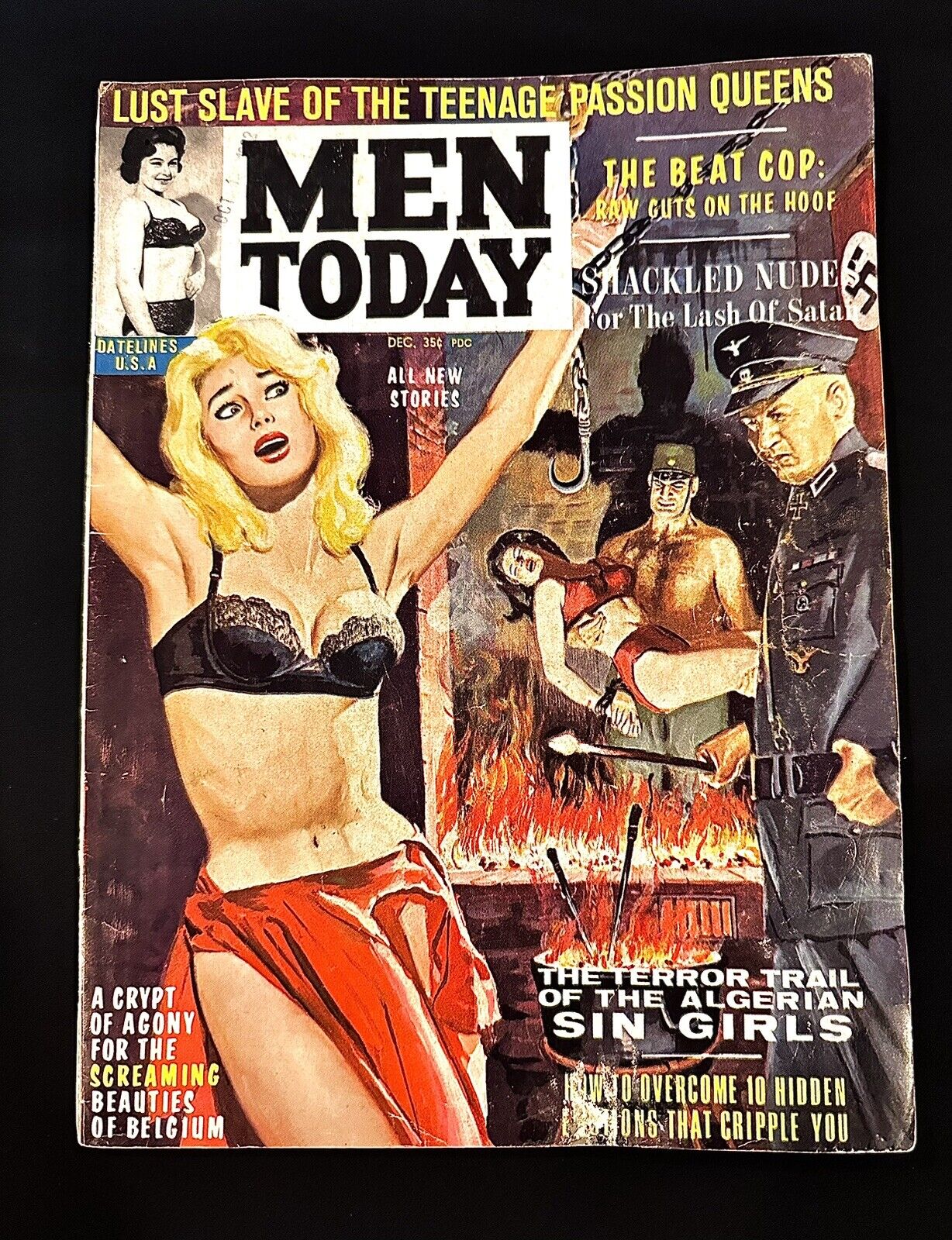 Vintage Men Today Magazine Vol. 2 No. 7: December 1962- Man Action GGA