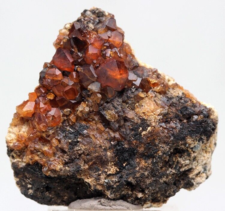 SPESSARTINE GARNET Crystal Cluster Mineral Specimen FUJIAN PROVINCE CHINA
