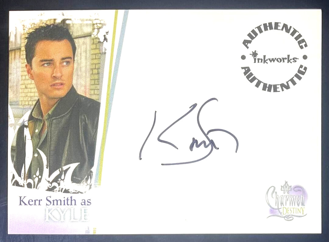 Charmed Destiny Autograph Card A-7 Kerr Smith as Kyle - Inkworks 2006