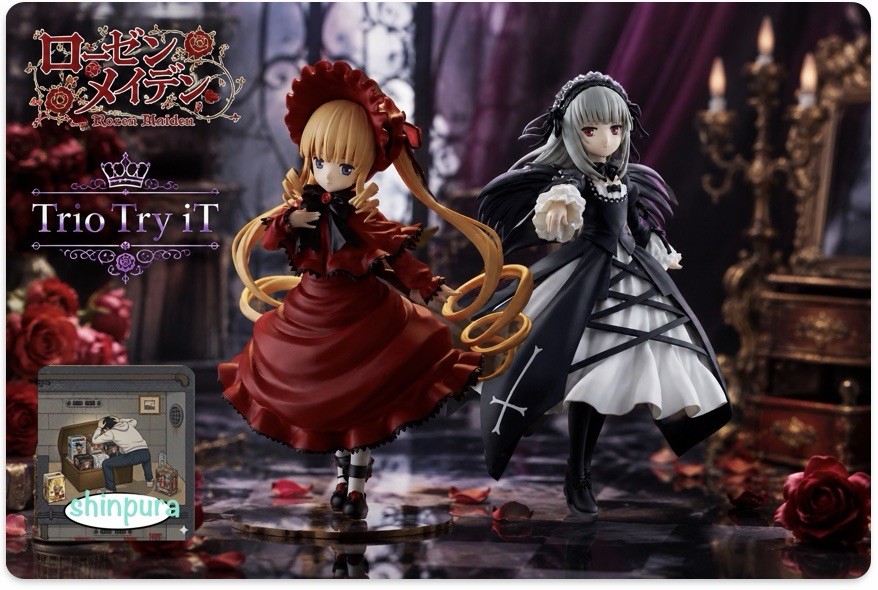 Rozen Maiden Trio-Try-iT Figure Shinku & Suigintou Set [New / Unopened]
