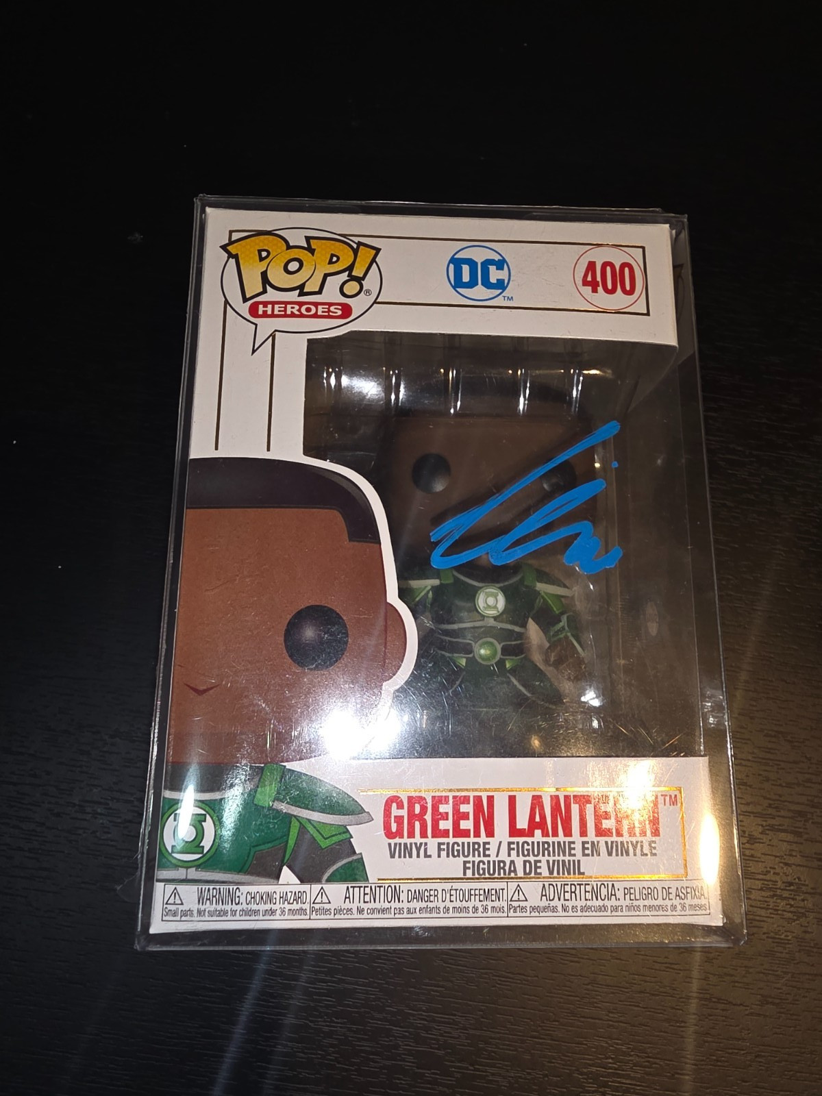Aaron Pierre Signed DC Green Lantern Funko Pop #400 AUTO SWAU Aaron Pierre Signed DC Green Lantern Funko Pop #400 AUTO SWAU